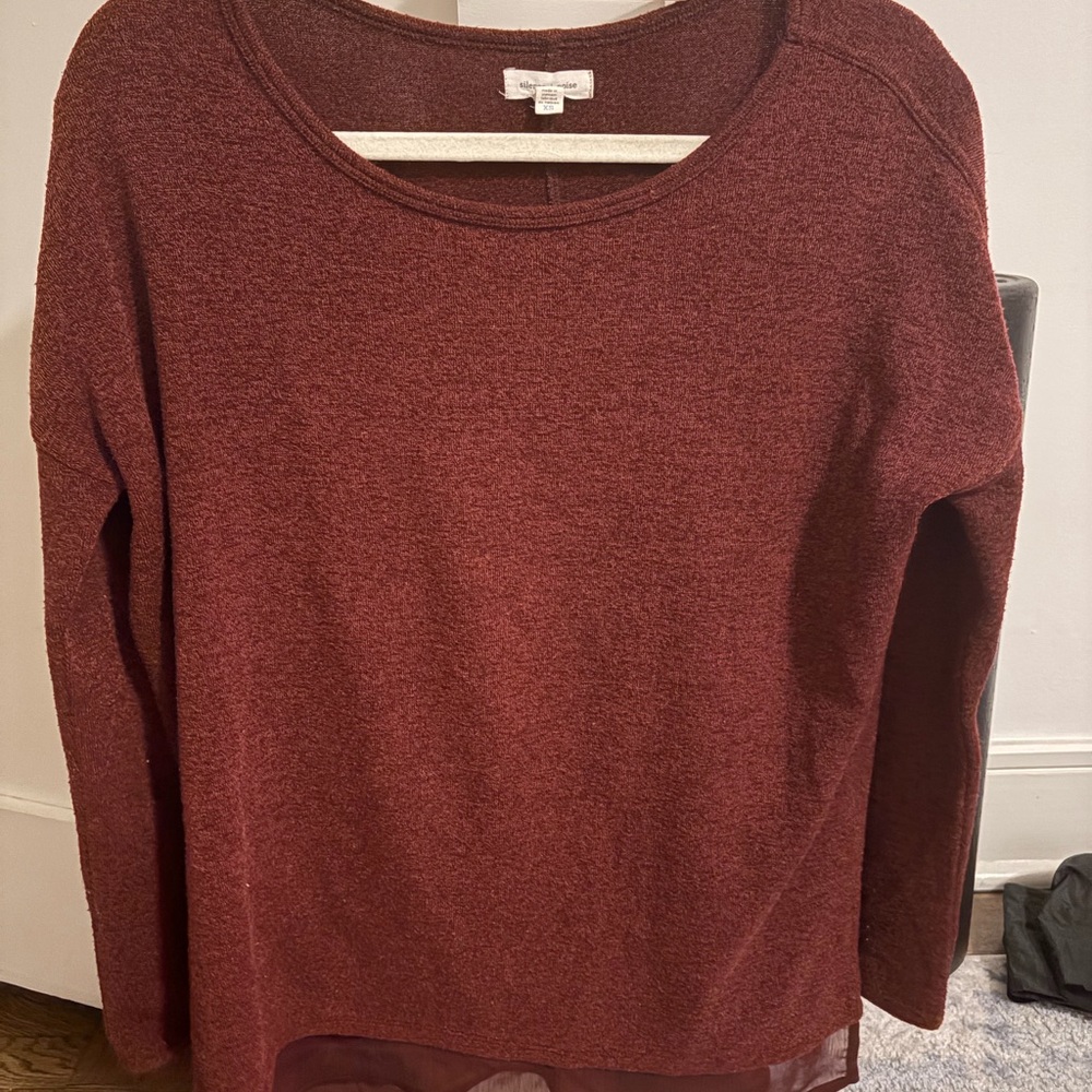 Red Knit Sweater
